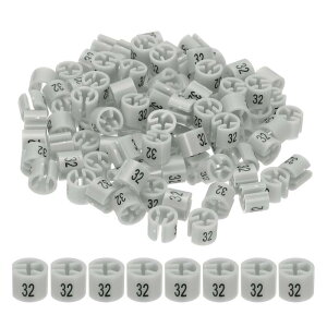 PATIKIL 100 mnK[}[J[ ԍ32^O 3 mmbhɃtBbg ߗރTCY^OnK[Nbv ی^J[R[hx ߗރnK[p O[