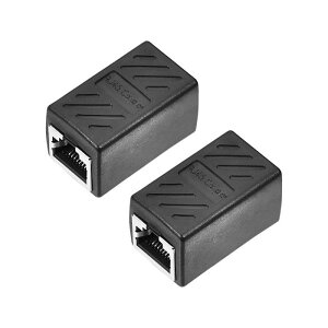 RJ45�J�v���[�C�����C���R�l�N�^ 36x43x20?mm?Cat7 Cat6 Cat5e�C�[�T�l�b�g�P�[�u���G�N�X�e���_�[?���X�[���X?�z���C�g 2��