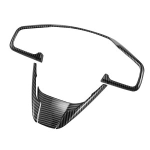 ステアリングホイールカバートリム 内装 カーボンファイバーパターン カーボンファイバーパターン Civic Sedan Hatchabck Coupe 10th Genに対応 1セット