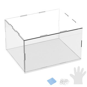 M METERXITY 1�p�b�N�̃A�N�����f�B�X�v���C�P�[�X 9.8x7.9x5.9�C���`/25x20x15cm�̃A�N�����N���A�f�B�X�v���C�P�[�X�{�b�N�X �R���N�V�����p�̍����ؐ��x�[�X�t�� �h�o�V���[�P�[�X[�z���C�g �N��