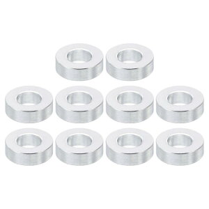 PATIKIL M8�A���~�X�y�[�T�[ 10�Z�b�g �����X�y�[�T�[ �A���~�j�E���� 8.2mm���a×16mm�O�a×5mm�� �A���~�j�E���X�y�[�T�[�X�N�����[�X�^���h�I�t 5/16"�܂���M8�l�W�{���g�p