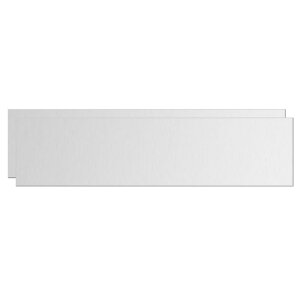 2枚セット 6061アルミニウムシート 12" x 3" x 1/4" 長方形アルミニウムプレート 6mm厚 フラットメタルストック 保護フィルム付き 産業用溶接 クラフトに最適