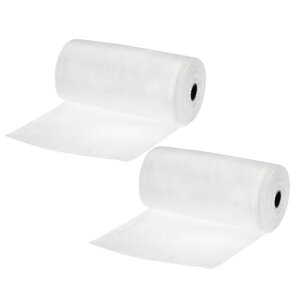 2枚のガラス繊維クロステープ 23 m(25ヤード)x 150mm x 0.2mm Cガラスファイバーガラスメッシュ織りガラス繊維生地補強修理用絶縁テープ