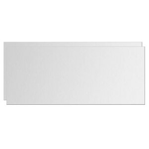 2枚セット 6061アルミニウムシート 12" x 6" x 1/8" 長方形アルミニウムプレート 3 m m厚 フラットメタルストック 保護フィルム付き インダストリー溶接クラフト用