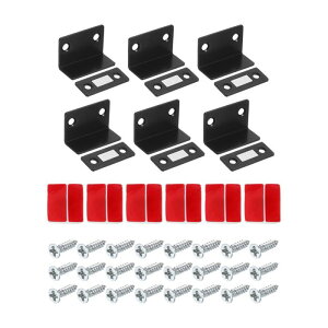 戸棚マグネットキャッチ マグネットドアキャッチ 粘着戸棚ドアマグネット 引き出し用マグネット キープ引き出しクロージング キッチンクローゼット用 黒 6個