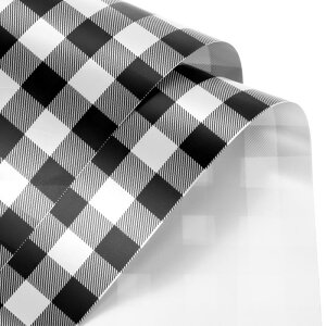 �t�����[���b�s���O�y�[�p�[ �h���t���[�������b�v �`�F�b�N�� �����z���C�g �M�t�g�p�b�P�[�W DIY�N���t�g �u�[�P�p�b�P�[�W 22.8 x 22.8�C���` 20������