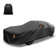 X AUTOHAUX カーカバー アルミフィルム アウトドア フルカーカバー オールウェザー 防水保護 ドライバー…