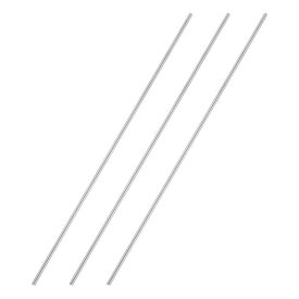 5mmx400mm 304ステンレス鋼の丸棒 DIYクラフト用 3個セット