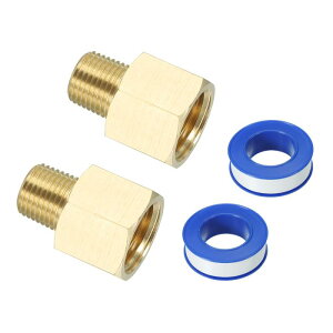 PATIKIL 2Zbg ^JpCvpZpubVOƃV[e[v 1/4" N PTX1/8" N PTX f[T[A_v^[pCvp ^uX|bgV[p F