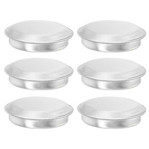 PATIKIL 1.3"/32mm キッチンシンク穴 6個 ステンレススチール製蛇口穴カバー キッチンシンクタップ穴カバープレートストッパーカバー メタルシンク穴プラグ