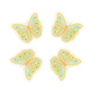 GLIDESMOOTH �N���b�v �A�N�����N���b�v �Œ�o�b�N�� ���킢�� �����m �������� ���[�� �����p�i �\�ʕی�t�B���� �ė��p�\ 4�� �� ��