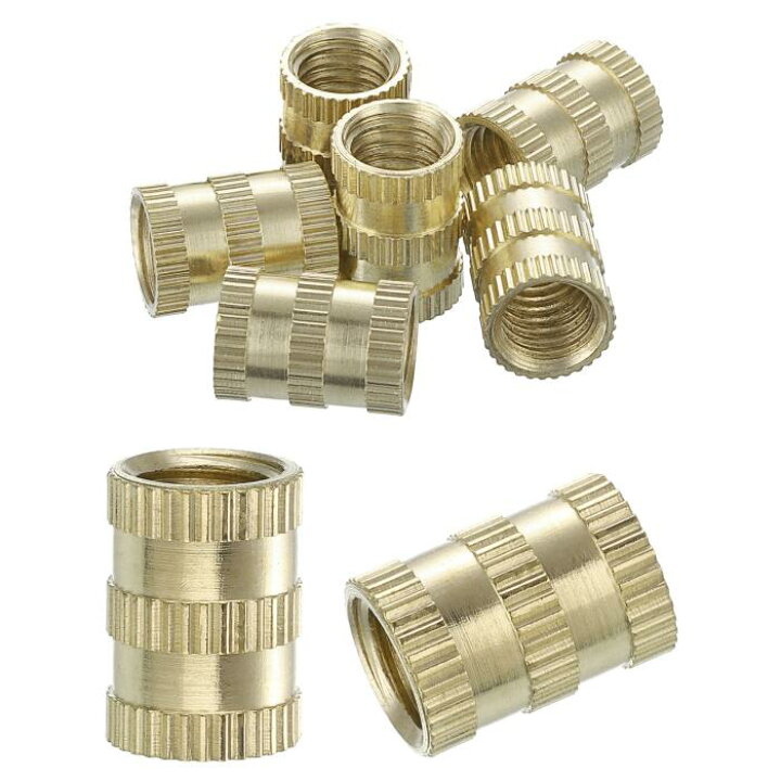楽天市場】ノブ付きインサートナット 8個セット M8 x 14mm(L) x 10mm  