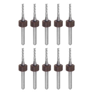 10Zbg Gh~rbg 1.8mm ő̃J[oCh CNC[^[rbg Jb^[c[ PCBtCX ؒ 1/8" Xg[gVN