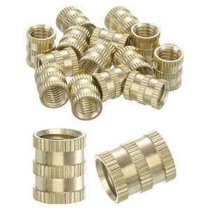 �m�u�t���C���T�[�g�i�b�g 16�Z�b�g M8 x 12mm(L) x 10mm(�O�a) �X���b�h����^�J�i�b�g �����X���b�h�C���T�[�g �^�J�q�[�g�Z�b�g�C���T�[�g���ߍ��݃i�b�g
