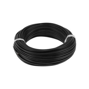 Partuto 1 Pcs 22AWG ユニバーサルグラウンドワイヤーカーラジオ、自動車、カースピーカーパワーワイヤー完全絶縁&ソフトタッチジャケットTCブラック148FT 3コンダクター