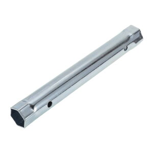 HEROFFIX 1個 スパークプラグソケットレンチ 耐久性スパナソケットリムーバー 235x33-mm シルバートーン 高炭素鋼 六角形 24mm 27mm 車用オートバイ芝刈り機