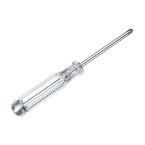 ミニフィリップ スドライバー3.0mm 92mm長さ マイクロプレシジョンクロスヘッドドライバー 黒ハンドル付き 腕時計 眼鏡 携帯電話 電子機器 小型家電 修理