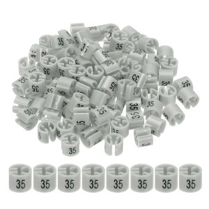 PATIKIL 100 mnK[}[J[ ԍ35^O 3 mmbhɃtBbg ߗރTCY^O nK[Nbv ی^J[R[hx ߗރnK[p O[