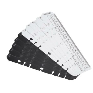 PATIKIL 22cm x 4.5cm ubN}[NK 10 XibvCK y[W}[J[ ubN}[Nc[ A5TCY 6 oC_[m[gp F NA