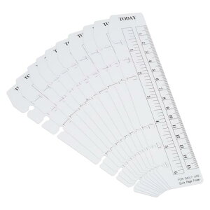 PATIKIL 18cm x 4cm ubN}[NK 10 XibvCK y[W}[J[ ubN}[Nc[ A6TCY 6 oC_[m[gp NA