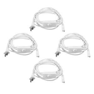 PATIKIL T5 T8 LED Tube Light Power Cord 4�{9.8FT�����P�[�u�����C���[�R�l�N�^�[ 3�s��LED�����`���[�u ���C�g�����v�p �I���I�t�X�C�b�`�t��