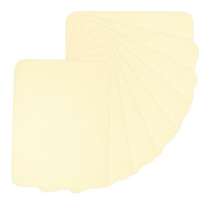 PATIKIL ファブリックアイロンパッチ 8枚セット 5x4" 内外両面強力接着剤 100%コッ トン製修理パッチキット 衣類 修理と装飾 ベージュ