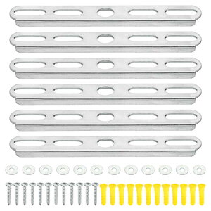 PATIKIL 120mm 4.7"てんじょうライトプレートキット 6セット ペンダントライト取り付けブ ラケットクロスバーとネジナットアクセサリー シャンデリア壁ライト用
