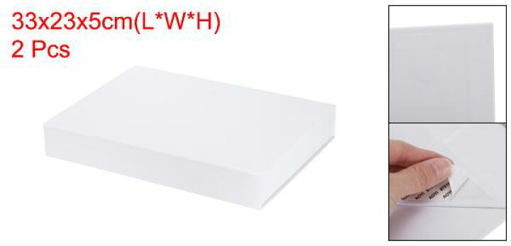 楽天市場】PATIKIL 33x23x5 cm 蓋付きギフトボックス 2個 磁気閉鎖 