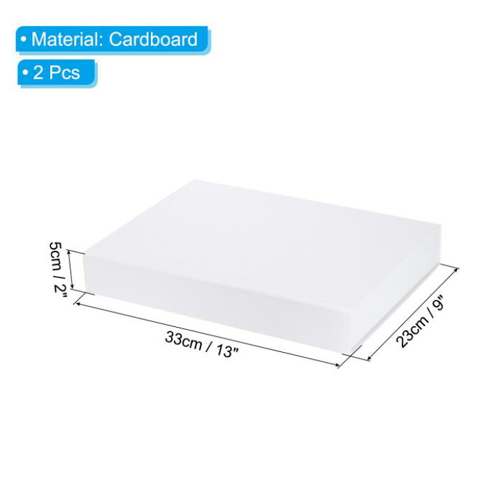 楽天市場】PATIKIL 33x23x5 cm 蓋付きギフトボックス 2個 磁気閉鎖 