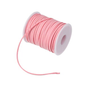 PATIKIL 0.1" x 49ヤード スエードレースコード リボンスエードコード フェイクレザーコード レザークラフトレース フローラルベルベットフラワーバンドルリボン DIY ギフト ブーケパッケージン