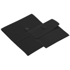 PATIKIL 2�Z�b�g ��΃|�[�` �X�i�b�v�{�^���t�� �_�炩�ȃx���x�b�g�|�[�` �����O �l�b�N���X �u���X���b�g �C�������O ���v�Ȃ� �g�тɕ֗��Ȏ��[ ��