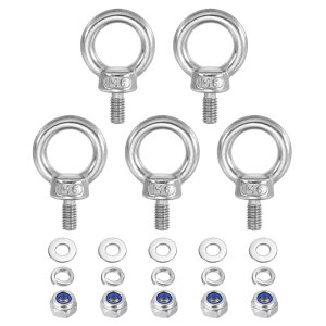 PATIKIL M6 x 11mm ���t�e�B���O�V�����_�[�A�C�{���g 5�Z�b�g 304�X�e�����X�|���t�e�B���O�����O�t���X���b�h�A�C�{���g �i�b�g�ƃ��b�V���[�t�� �n�����b�N��A�[�e�B�N�� �݂艺���ɍœK