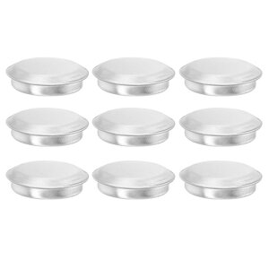 PATIKIL 1.3"/32mm キッチンシンク穴 9個 ステンレススチール製蛇口穴カバー キッチンシンクタップ穴カバープレートストッパーカバー メタルシンク穴プラグ