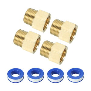 PATIKIL 4Zbg ^JpCvpZpubVOƃV[e[v 1/2" N PTX1/2" N PTIX f[T[A_v^[pCvp ^uX|bgV[p F