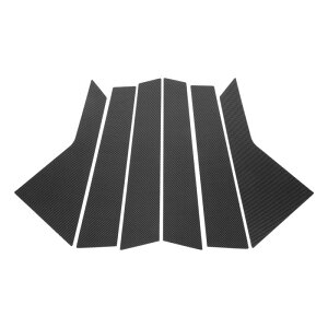 VekAuto Cadillac�ɑΉ�CT6 2016-2020�p6����h�A�s���[�E�B���h�E�g���� �J�[�{���t�@�C�o�[�p�^�[���u���b�N �t�����g���A���E �A���`�X�N���b�`�X�e�b�J�[�s���[�|�X�g�J�o�[