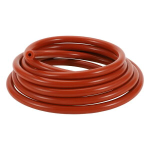 RATCHROLL 1個のシリコンバキュームチューブホース 高温対応 10フィート 3/16" 4mm ID 3.5mm 厚さ 自動車用バキュームライン 130PSI 最大圧力 レッド