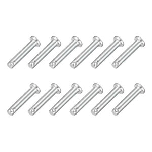 12 �� 5/32" x 13/16" �V���O���z�[���N���r�X�s�� 304�X�e�����X�X�`�[���t���b�g�w�b�h�N���r�X�s���q�b�`�s�� �g���[���[���b�` ���J�j�N�X�C�� �Ƌ���t�� �Y�Ƌ@��p