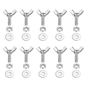 PATIKIL M6-1 x 16 mm �E�B���O�o�^�t���C�X�N�����[10��304�X�e�����X�X�`�[���E�B���O�i�b�g����у{���g�}�V���t�@�X�i�[�T���n���h�X�N�����[�d�q�@��DIY�c�[���p�V���o�[