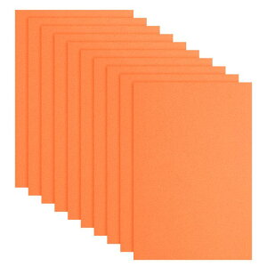 �I�����W�FEVA A4�t�H�[���V�[�g�N���t�g10���Z�b�g (12 x 8�C���`/2mm��) DIY�N���t�g�v���W�F�N�g�A�����p�X�N �m�[�g�A�[�g�J�[�h�A����/�����������p