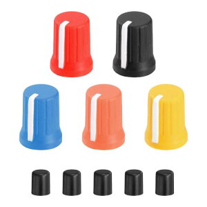 5�Z�b�g 6mm �|�e���V�����[�^�[ D�� �m�u �S���� 180�x��] DJ �X�s�[�J�[�m�u �R���g���[���m�u �d�q�h�����p (�}���`�J���[)