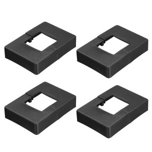 PATIKIL 4�Z�b�g�̃t�F���X�|�X�g�X�J�[�g 1.6 x 1.6�C���`�̒����`�X�v���b�g�X�^�C���f�b�L�|�X�g�x�[�X�J�o�[�v���X�`�b�N�t�����W�x�[�X�V���[ �肷��t�F���X�K�i�肷��|�[�`�p�e�B 