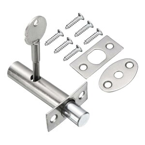 PATIKIL �X�`�[�� �V�����_�[ �R�A 16mm �B�� �ǈ� �L�[ �����e�B�X ���b�N �L�[ �� �l�W �t�� �h�A �n�[�h�E�F�A �V���o�[