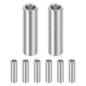 M METERXITY 8PCS M6 304�X�e�����X�X�`�[���X�y�[�T�[ 6mm ID x 10mm OD x 35mm l ���^���X�N�����[�X�^���h�I�t�u�b�V���O ��s�@�d�グ ���E���h�X�y�[�T�[ 304�X�e�����X�X�`�[�� �X�N�����[�{���g�p 