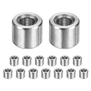 M METERXITY 15PCS M3 304�X�e�����X�X�`�[���X�y�[�T�[3 mm ID x 6mm OD x 5mm l ���^���X�N�����[�X�^���h�I�t�u�b�V���O��s�@�d�グ���E���h�X�y�[�T�[304�X�e�����X�X�`�[���p�l�W�{���g�V���o�[