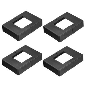 PATIKIL 4 �p�b�N �t�F���X�|�X�g�X�J�[�g 1.8 x 1.8 �C���`�̒����`�����X�^�C���f�b�L�|�X�g�x�[�X�J�o�[�v���X�`�b�N�t�����W�x�[�X�V���[ �肷��t�F���X�K�i�肷��|�[�`�p�e�B �I�p ��