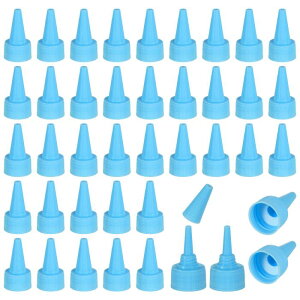 PATIKIL 24/410 �g�D�C �X�g�g�b�v�L���b�v 100�� �v���X�`�b�N���X�N �C�[�Y�{�g�������L���b�v �y�C���g�W�O���[����DIY�N���t�g�p�t�H�[���K�X�P�b�g�t�� �u���[