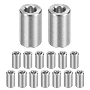 M METERXITY 15PCS M6 304�X�e�����X�X�`�[���X�y�[�T�[5mm ID x 10mm OD x 18mm l ���^���X�N�����[�X�^���h�I�t�u�b�V���O��s�@�d�グ���E���h�X�y�[�T�[304�X�e�����X�X�`�[���p�{���g�V���o�[