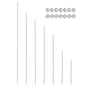 PATIKIL �S�˂����b�hM3 x 0.5mm 7�T�C�Y 304�X�e�����X�|�S�˂����b�h���[�g���E�l�W14�t�����W�Z�p�i�b�g�N�����v�n���K�[U�{���g