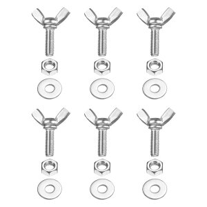 PATIKIL M6-1 x 20 mm �E�B���O�o�^�t���C�X�N�����[6��304�X�e�����X�X�`�[���E�B���O�i�b�g����у{���g�}�V���t�@�X�i�[�T���n���h�X�N�����[�d�q�@��DIY�c�[���p�V���o�[