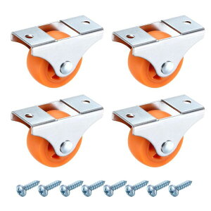 PATIKIL 1.5�C���`�Œ�L���X�^�[�z�C�[�� �i�C�������x�A�����O�Ȃ� �����Ȕ��]�L���X�^�[�z�C�[�� �Ƌ� �����o�� ���[�{�b�N�X DIY�v���W�F�N�g�p ���^���g�b�v�v���[�g�t��-4�i�I����